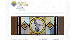Desktop Screenshot of goosegreenclinic.net